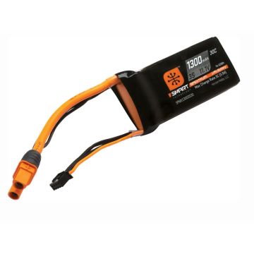 Spektrum 1300mAh 3S 11.1V Smart LiPo Battery 30C IC3 (O-SPMX13003S30M)