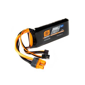 Spektrum 2000mAh 2S 7.4V Smart LiPo Receiver Battery; IC3 (O-SPMX20002SRX)