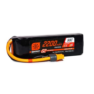 Spektrum 2200mAh 3S 11.1V SMART G2 50C IC3 (O-SPMX223S50)