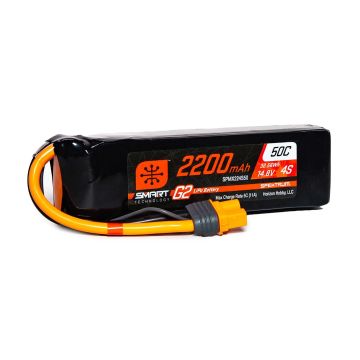 Spektrum 2200mAh 4S 14.8V SMART G2 50C IC3 (O-SPMX224S50)
