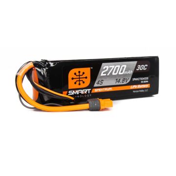 Spektrum 2700mAh 4S 14.8V Smart LiPo Battery 30C; IC3 (O-SPMX27004S30)