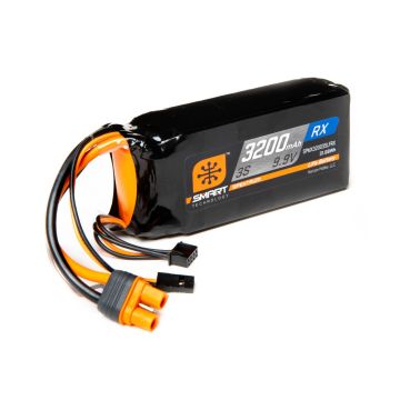 Spektrum 3200mAh 3S 9.9V Smart LiFe ECU Battery; IC3 (O-SPMX32003SLFRX)