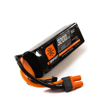 Spektrum 3200mah 6S 22.2V Smart LiPo 30C; IC5 (O-SPMX32006S30)