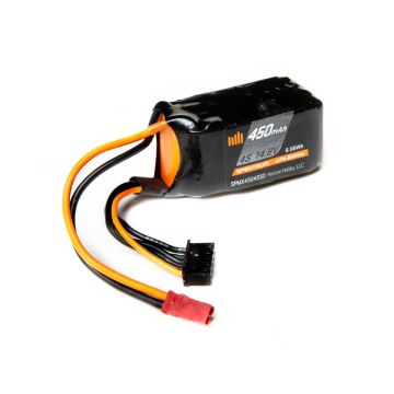 Spektrum 450mAh 4S 14.8V 50C LiPo Battery; JST (O-SPMX4504S50)