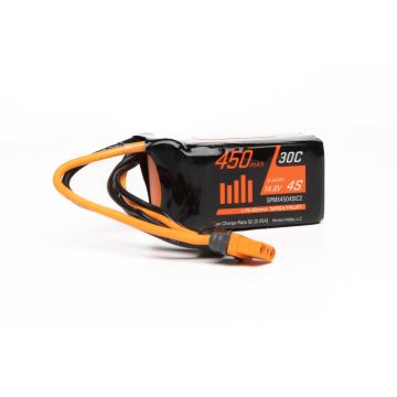 Spektrum 14.8V 450mAh 4S 30C LiPo Battery: IC2 (O-SPMX4504SIC2)