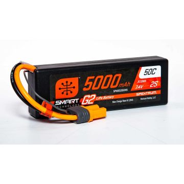 Spektrum 5000mAh 2S 7.4V SMART G2 50C IC5 (O-SPMX52S50H5)