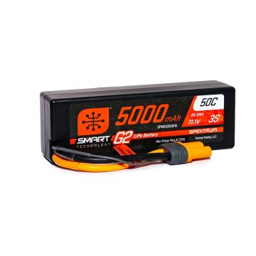 Spektrum 5000mAh 3S 11.1V SMART G2 50C IC5 (O-SPMX53S50H5)