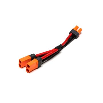 Spektrum IC5 Battery Parallel Y-Harness 6" / 150mm; 10 AWG (O-SPMXCA509)