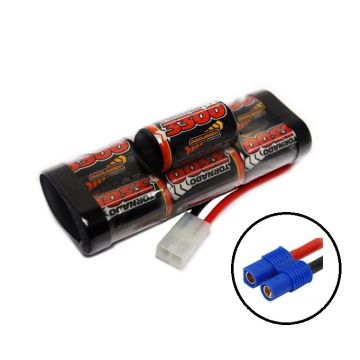 Overlander 8.4V 7 Cell 3300mAh NiMH Hump Pack EC3 Connector (OL2740EC3)