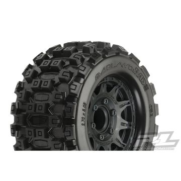 Proline Badlands MX28 2.8" All Terrain Tyres Black Raid Wheels 12mm Hex (PL10125-10)