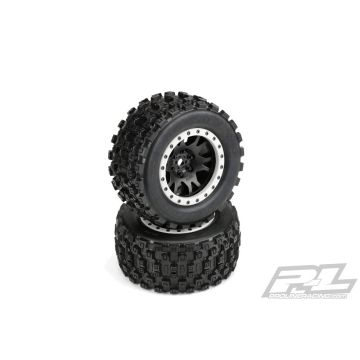 Proline 1:5 Badlands MX43 Pro-Loc F/R X-MAXX MTD 24mm Blk/Gry Impuls (G-PRO10131-13)