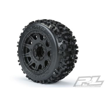 Proline Badlands 3.8" All Terrain Tyres Black Raid Wheels 17mm Hex (G-PRO1178-10)