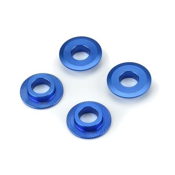 Proline X-Maxx Billet Adapter Washers Blue For Raid 5.7" 24mm Wheels (G-PRO6379-00)