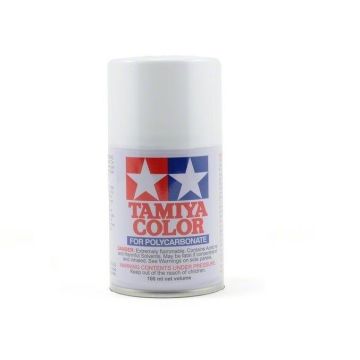 Tamiya PS Polycarbonate Clear Bodyshell Paint - Full Range - PS-1 White