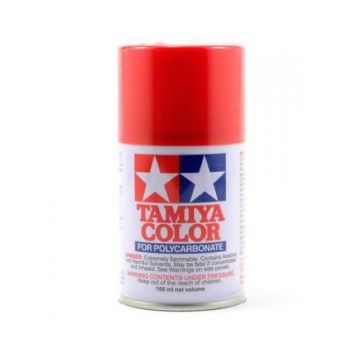 Tamiya PS Polycarbonate Clear Bodyshell Paint - Full Range - PS-2 Red