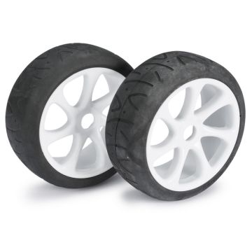 Absima Wheel Set Buggy "7 Spoke / Street" white 1:8 (2 pcs) (AB2530009)