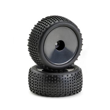 Absima Wheel Set Buggy Disc "Offroad" rear black 1:10 (2) (AB2500012)