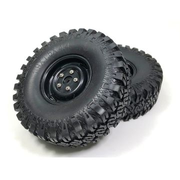 Absima Wheel Set Crawler "Standard Sponge" 114mm 1:10 (2) (AB2500035)