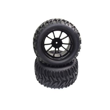 Absima Wheel Set Glued (2) AMT2.4 RTR/BL (AB1230337)