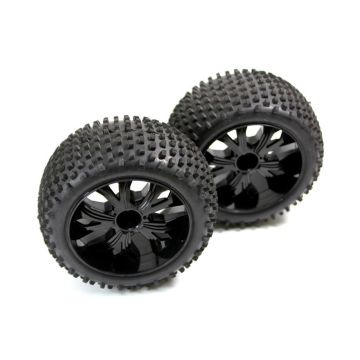 Absima Tire Set F/R (2) Truggys.) (AB1230067)