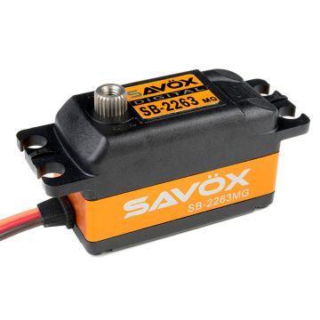Savox Low Profile Brushless Digital Servo 10KG/0.76S@6.0V (SAV-SB2263MG)