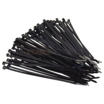 SC Models 100mm x 2.5mm Black Nylon Cable Ties 100pcs (SC10525)