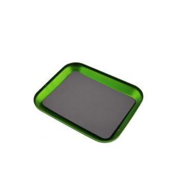 SC Models Aluminium Magnetic Screw Tray - Green (SCDTEL01003E)