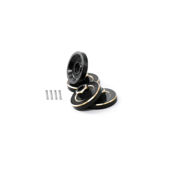 SC Models FMS FCX24 Brass Wheel Hex Hub Counterweight 4pcs (SCDTFCX24004)