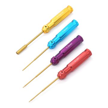 SC Models Tool Set 4pcs (0.05"/1.3/1.5/4mm Box) SCX24 (SCDTSCX24-64)