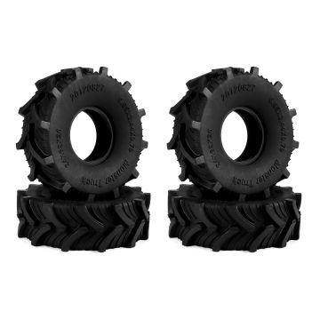 SC Models 1.0" Rubber Mud Terrain Tires 62x20mm - 4 Pcs (SCDTTRX4M079)
