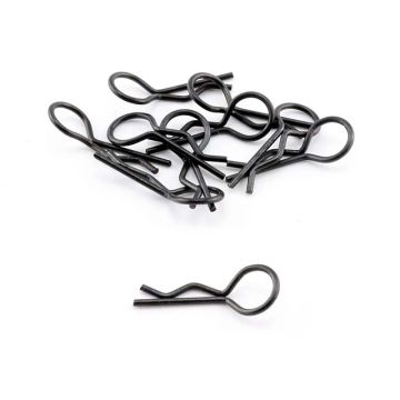 SC Models Medium Body Clips - Black (10) (SCFOP028BK)