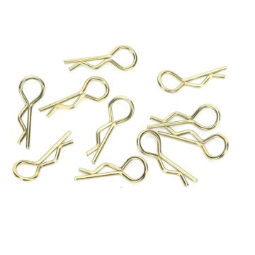 SC Models Medium Body Clips - Gold (10) (SCFOP28001GL)