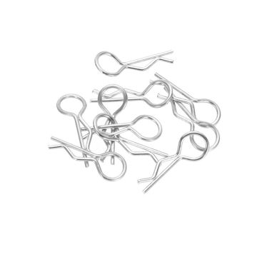 SC Models Medium Body Clips - Silver (10) (SCFOP28001S)