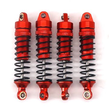 SC Models Aluminium Shock Set 60mm Red - 1:18th Cars, Arrma Granite Grom (SCKAGG10C)