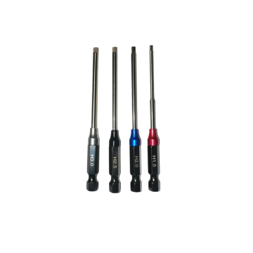 SC Models Titanium Coated Power Driver Tips 1.5, 2.0, 2.5, 3.0mm (SCKRTA112)