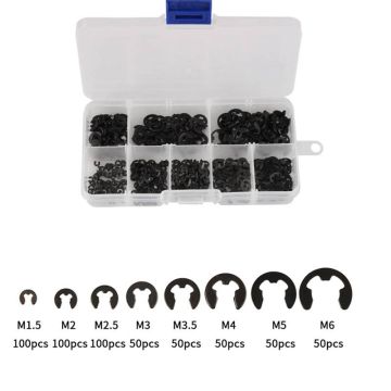 SC Models E Clips 1.5 to 6mm - 550pcs (SCLFLOP104)