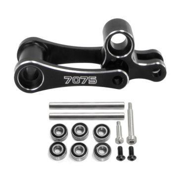 SC Models Aluminum Rear Knuckle & Pull Rod, Losi Promoto - Black (SCPMX1405A)