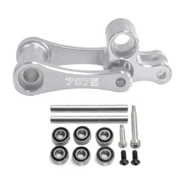 SC Models Aluminum Rear Knuckle & Pull Rod, Losi Promoto - Silver (SCPMX1405B)