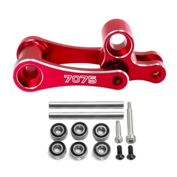 SC Models Aluminum Rear Knuckle & Pull Rod, Losi Promoto - Red (SCPMX1405C)
