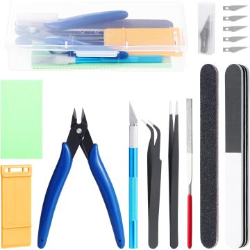 SC Models 10 Pieces Model Making Tool Set With Case (SCVGCUT005)