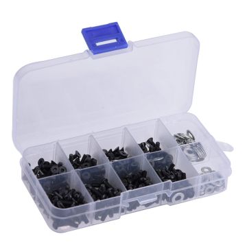 SC Models Small Parts Assortment Box  M3 Screws (340 pcs.) (SCVGLFOP012)