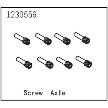 Absima Screw AXLe (6) (AB1230556)