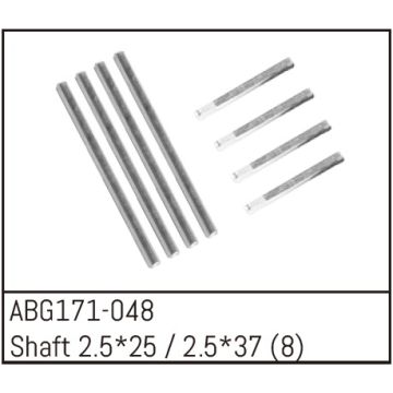Absima Shaft Set - 2.5*25 (4) /2.5*37 (4) (ABG171-048)