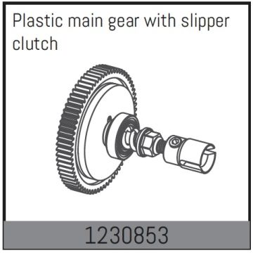 Absima Slipper Clutch With Main Gear (AB1230853)
