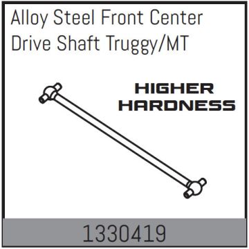 Absima Alloy Steel Front Center Drive Shaft Truggy/Mt (AB1330419)