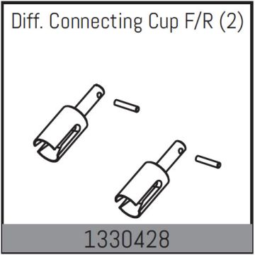 Absima F/R Diff. ConnECting Cup (2) (AB1330428)