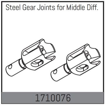 Absima Steel Gear Joints For MLddle Diff. (AB1710076)