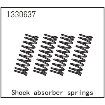 Absima Shock Absorber Springs  (4) - Yucatan (AB1330637)
