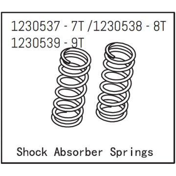 Absima Shock Absorber Springs - Sherpa (2) (AB1230537)