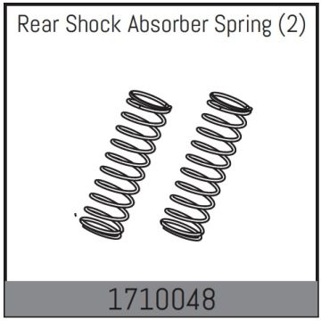 Absima Rear Shock Absorber Spring (2) (AB1710048)